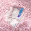 画像1: F/10cm☆lace café bearrompers&bonnet set (1)