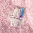 画像1: C/12cm☆lace café bearrompers&bonnet set (1)
