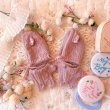 画像2: (12cm size)cafe bear rompers &bonnet set (2)