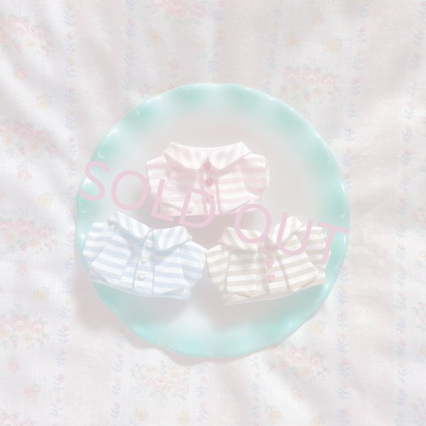 画像1: ♡しましま♡Sunnydaylight ribbon sailor shirt (1)