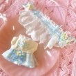 画像7: oriental doll dress &half bonnet set (7)