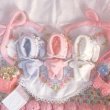 画像1: (12cm size)tiny rabbit rompers &bonnet set (1)