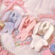 画像2: (12cm size)tiny rabbit rompers &bonnet set (2)