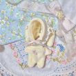 画像6: (12cm size)tiny rabbit rompers &bonnet set (6)